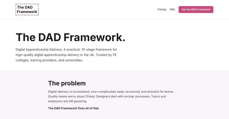 The DAD Framework